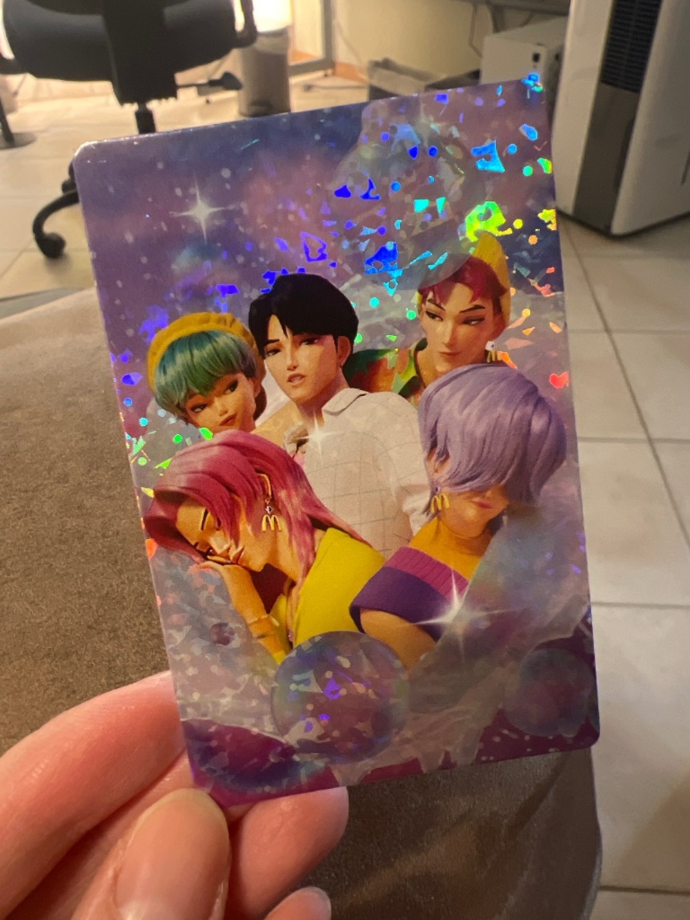 McDonald’s Saja Boyz Card